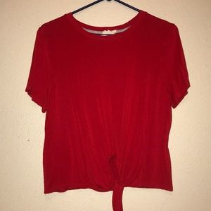 A red shirt